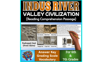 Indus Valley Civilization Reading Comprehension for 6th and 7th Grades