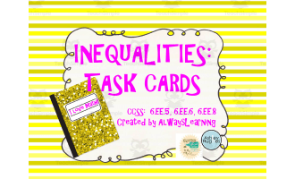 Inequalities Task Cards