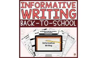 Informative Writing: Step-by-Step Back-to-School Writing Prompts
