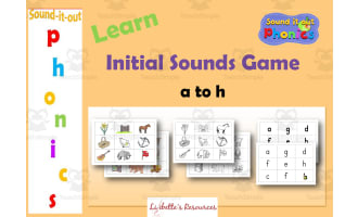 Initial/Beginning Sounds Matching Game: A to H
