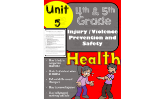 Injury and Violence Prevention Health: 4th and 5th Grade Unit 5