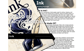Ink Reading Comprehension Passage - Cored Ed Encyclopedia