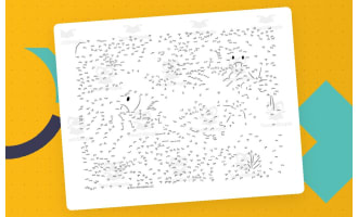 Insect Dot-to-Dot / Connect the Dots: Grasshopper