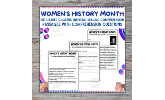 Inspiring Ruth Bader Ginsburg: Women's History Month Reading Passage!