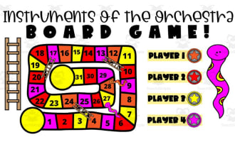 Instruments of the Orchestra Board Game