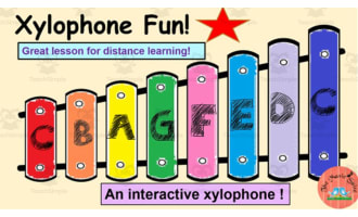 Interactive Xylophone Music Activity