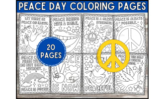 International Day of Peace Coloring Pages | Peace Coloring Pages