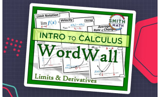 Intro to Calculus Word Wall