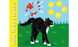 Introduces the phonic sounds ar, or, ir, ur and er.