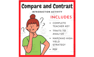 Introduction to Comparing and Contrasting (Fun Activity)