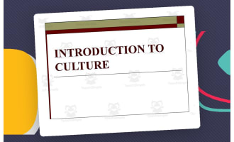 Introduction to Culture – Notes & Outline