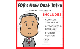Introduction to FDR's New Deal: Reading & Processing Activity
