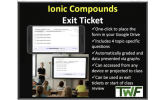 Ionic Compounds - Exit Ticket and Review Activity