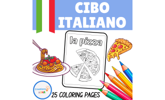 Italian Food Coloring Pages