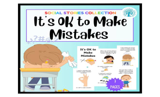It’s OK to Make Mistakes Social Story