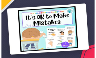 It’s OK to Make Mistakes Social Story