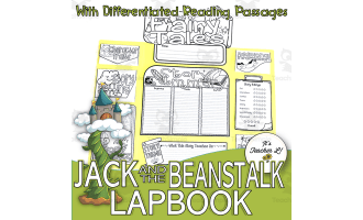 Jack and the Beanstalk Lapbook Project Reading & Writing Grade 3 4 5