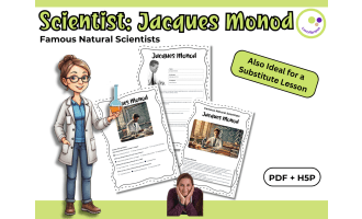 Jacques Monod – Fact Sheet, Quiz & Interactive PDF incl. H5P