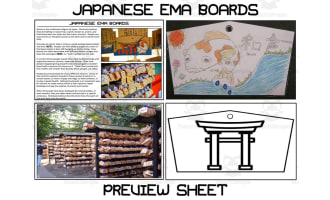 Japanese Ema Prayer Boards – Shintoism Activity