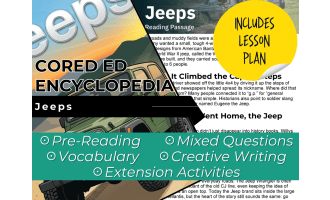 Jeeps Reading Comprehension Passage - Cored Ed Encyclopedia