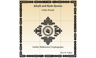 Jekyll and Hyde Quotes - Gothic Halloween Cryptograms