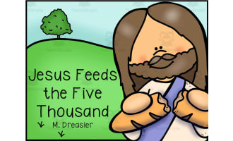 Jesus Feeds the 5,000 | Interactive Reading Packet