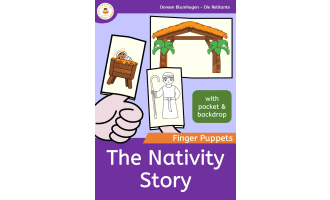 Jesus - The Nativity Story - Finger Puppets - Bible story - Christmas
