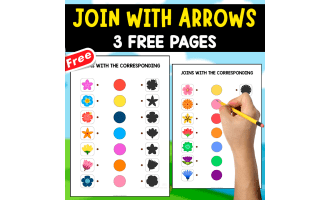 JOIN WITH THE CORRESPONDING | 3 FREE WORKSHEETS