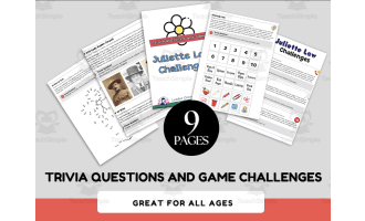 Juliette Gordon Low 20 Fun Trivia and Game Challenges Activity Booklet