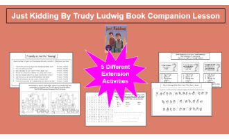 Just Kidding by Trudy Ludwig SEL Companion Lesson