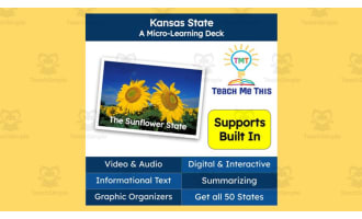 Kansas: A Micro-Learning Deck | Digital Geography Lesson
