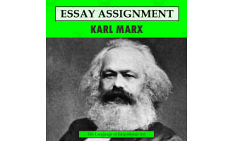 Karl Marx Research Organizer & Essay Assignment