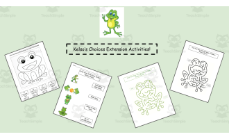 Kelso's Choices SEL Coloring Pages and Activities