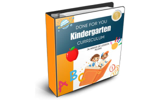 Kindergarten Full Curriculum PowerPoint Bundle | 36 Weeks of Editable