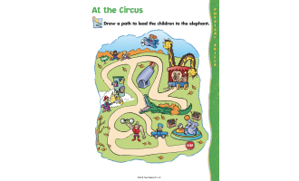 Kindergarten Learning: Consonants and Physical Skills Set 3 Printable Workbook