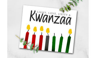 Kwanzaa Activities, Holidays Around the World Fingerprint Craft