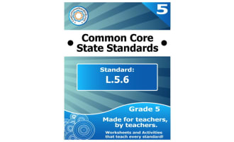L.5.6 Fifth Grade Common Core Lesson