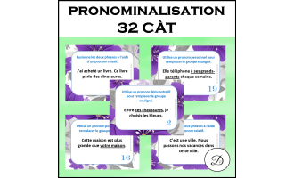 La pronominalisation - 32 CÀT