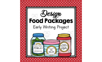 Labeling Food Packages Writing Activity