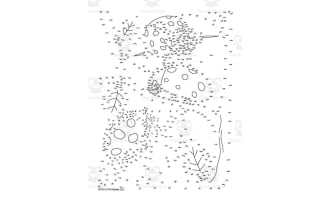 Ladybug Extreme Difficulty Dot-to-Dot / Connect the Dots Puzzle