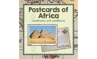 Landmarks and Landforms of Africa | Continent of Africa Unit Study | Geography Bundle