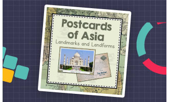 Landmarks and Landforms of Asia |  Continent of  Asia Unit Study | Geography Bundle