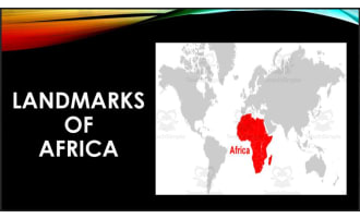 Landmarks of Africa PowerPoint