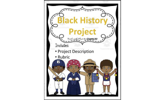 Black History Month – Language Arts Project