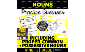Language Arts Review MCQS: Nouns (Word)