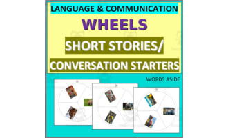 Language Communication Wheels: Short Narration Conversation Starters