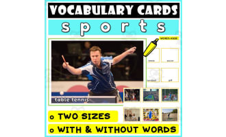 Language Vocabulary Flashcards ESL 47