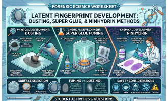 Latent Fingerprint Development Dusting, Super Glue, Ninhydrin