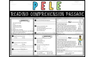 Latinx Heritage Month Social Studies: Pele Reading Comprehension