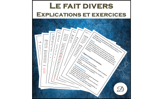 Le Fait Divers – Structure et Exercices Corriges